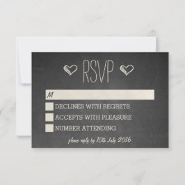 RSVP de estilo Chalkboard