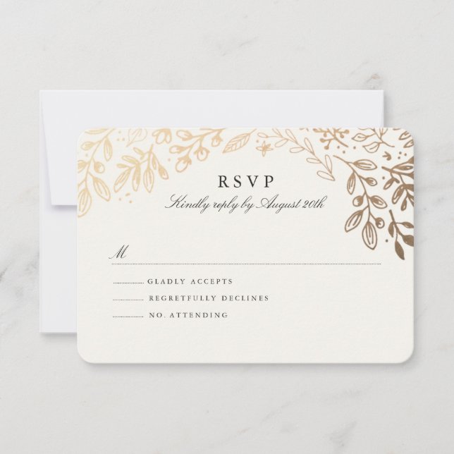 RSVP de Flores de Cosecha (Anverso)