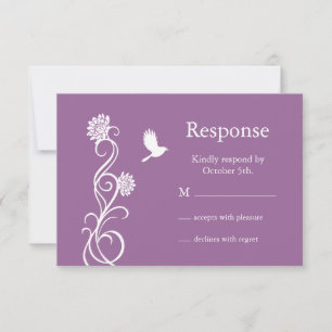RSVP de flores de Lotus (púrpura oscuro)