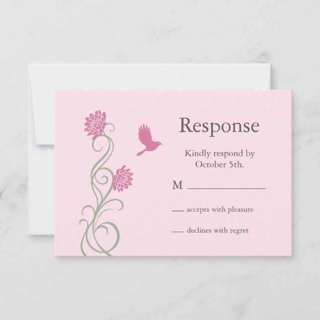 RSVP de flores de Lotus (rosa) (Anverso)