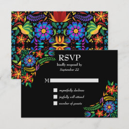 RSVP de flores mexicanas