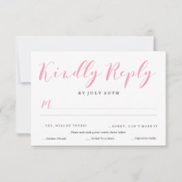 RSVP de guión bonito | BODAS