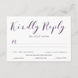 RSVP de guión bonito | BODAS