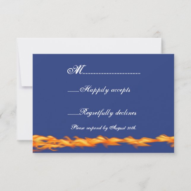 RSVP de la boda cromada y en bicicleta de encaje (Anverso)