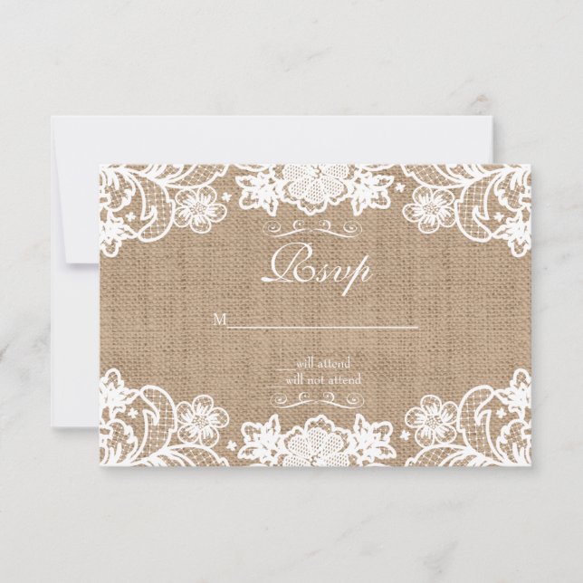 RSVP de la boda de la rúbrica de la rúbrica de la  (Anverso)