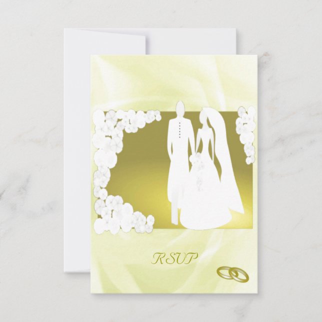 RSVP de la boda de oro (Anverso)