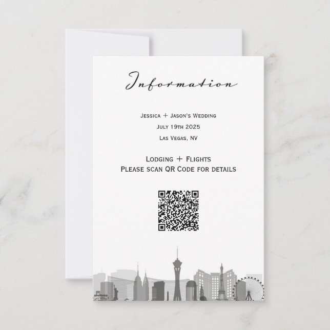 RSVP de la ciudad de Las Vegas (Anverso)