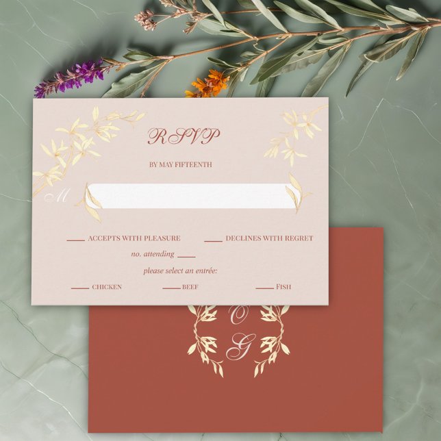 RSVP de la eterna boda floral rusa (Subido por el creador)