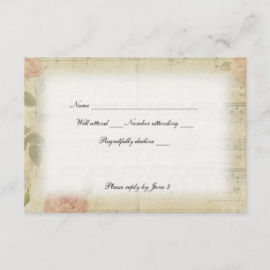 Rsvp de la música del fantasma del Victorian con