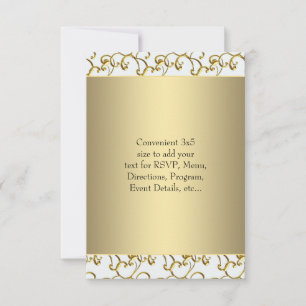 RSVP de oro blanco
