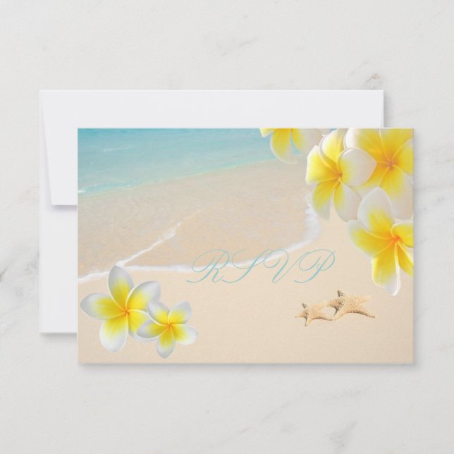 RSVP de PixDezines Plumeria+starfish (Anverso)