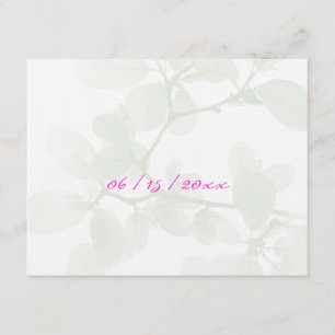 RSVP de ramas pintas rosas