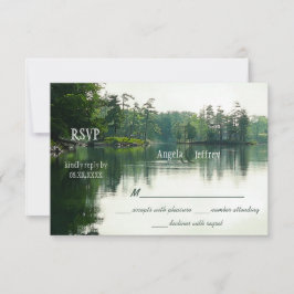 RSVP de reflexión de lago de montaña