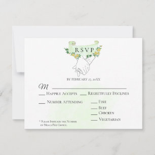 *~* RSVP de Roses Amarillos con las manos casadas