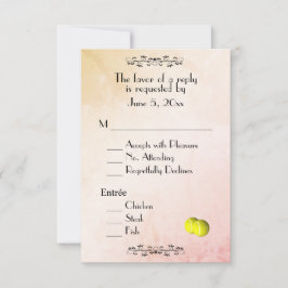 RSVP de Tennis con opción de menú