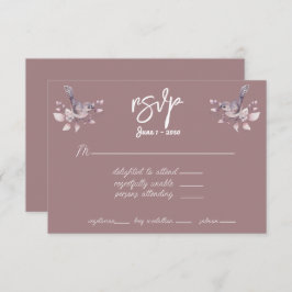 RSVP Dusty Burgundy Watercolor