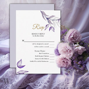 RSVP Elegant Foliage Purple