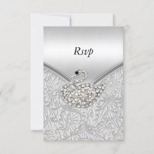 RSVP Elegante Cisne Blanco Fiesta de Cumpleaños Pl