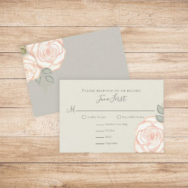 RSVP Elegante Minimalista elegante estilo floral r