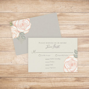 RSVP Elegante Minimalista elegante estilo floral r