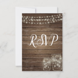 RSVP Elegante Rústico Mason Jar Lights