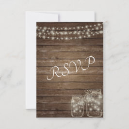 RSVP Elegante Rústico Mason Jar Lights