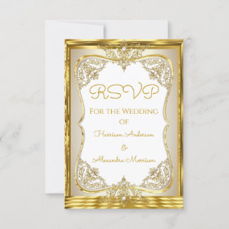 RSVP Elite Boda Gold Blanco beige Crema Perla