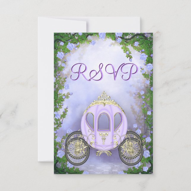RSVP encantada de portada de princesa púrpura (Anverso)