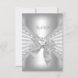 RSVP Evento Elegante Oro Plata Blanco