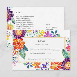 RSVP FIESTA Flores Folkart