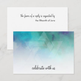 RSVP Guay Colores Aqua Blue Purple White
