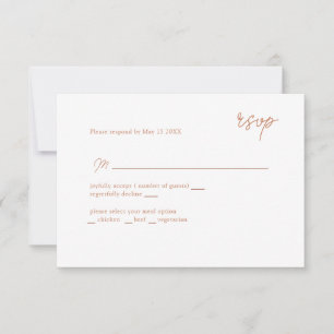 RSVP guiada por MInimally caramel