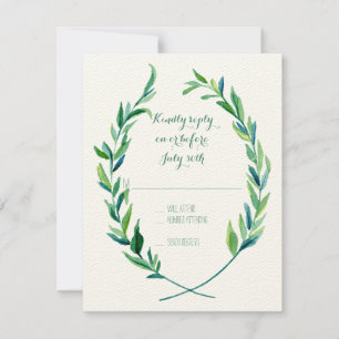 RSVP Laurel Wreath Olive Leaf Branch Moderno Simpl