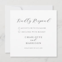 RSVP minimalista moderno