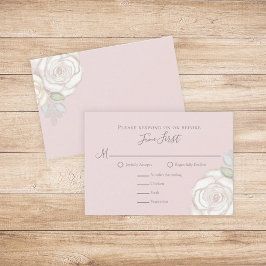 RSVP Moderno Elegante Minimalista Floral Rustic Ru