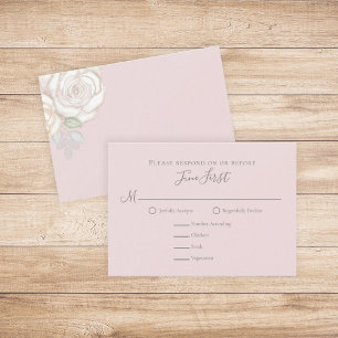 RSVP Moderno Elegante Minimalista Floral Rustic Ru