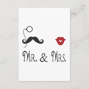 RSVP Mr & Mrs Cards
