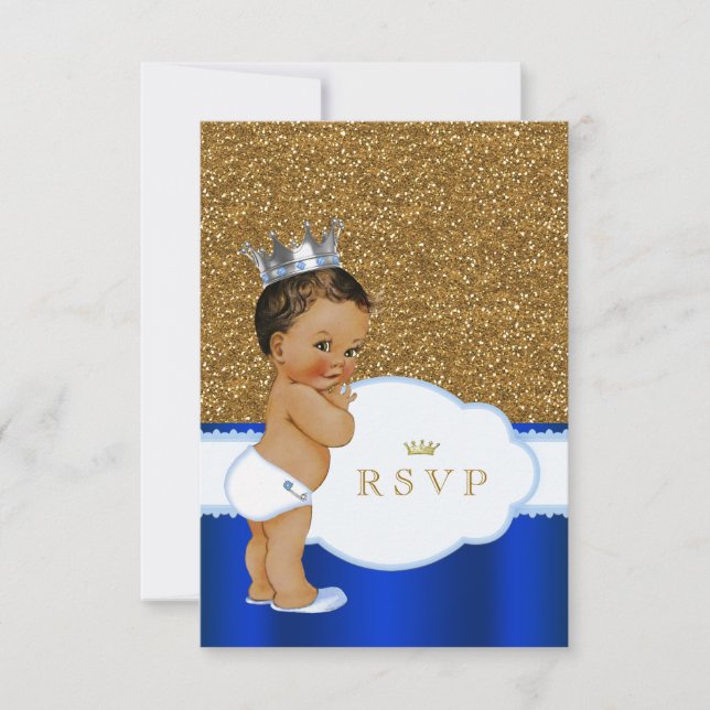RSVP para Ducha de Príncipe Étnico (Anverso)