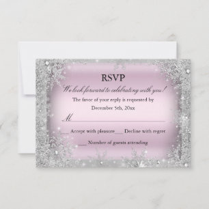 RSVP Plata Invierno Mágico Rosa Dulce 16 2
