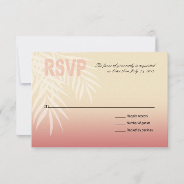 RSVP playa de verano de Breeze | Rosa (Anverso)