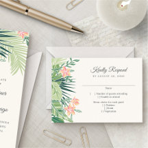 RSVP playa tropical floral