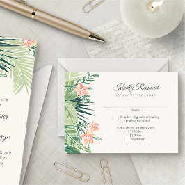 RSVP playa tropical floral