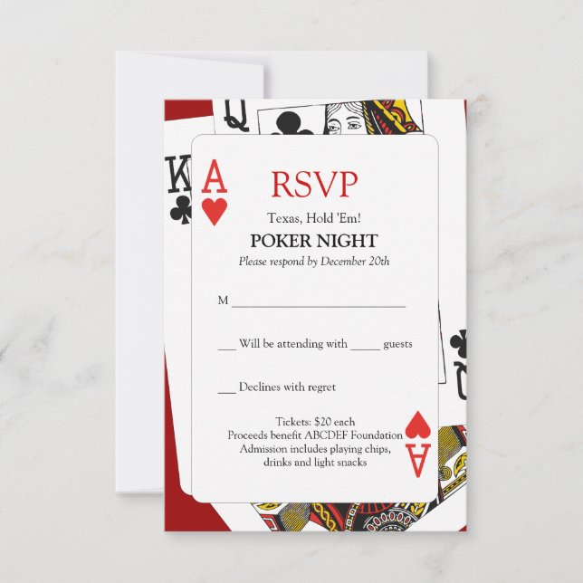 RSVP Poker Night (Anverso)