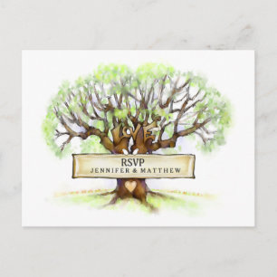 RSVP que casa la postal - el árbol de amor