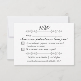 RSVP ! Réponse