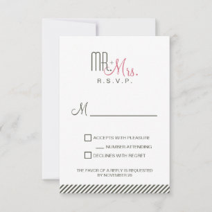 RSVP retro moderno