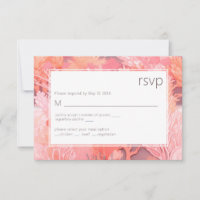 RSVP rosa de Rubor vibrante de Coral Reef