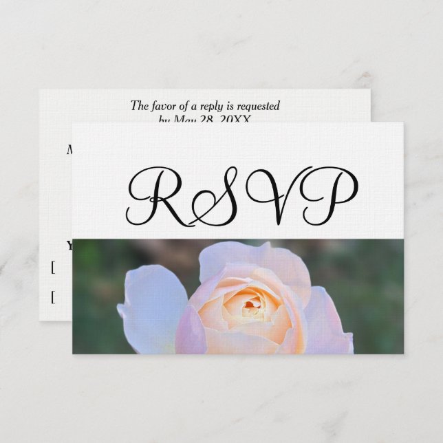 RSVP rosa pastel (Anverso / Reverso)
