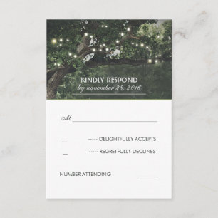 RSVP RRSVP Rústica de árbol de luces de cadena