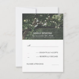 RSVP RRSVP Rústica de árbol de luces de cadena